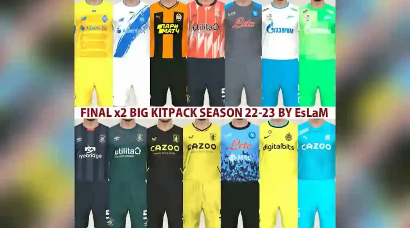 PES 2017 NEW SEASON FINAL X2 KITPACK 22-23