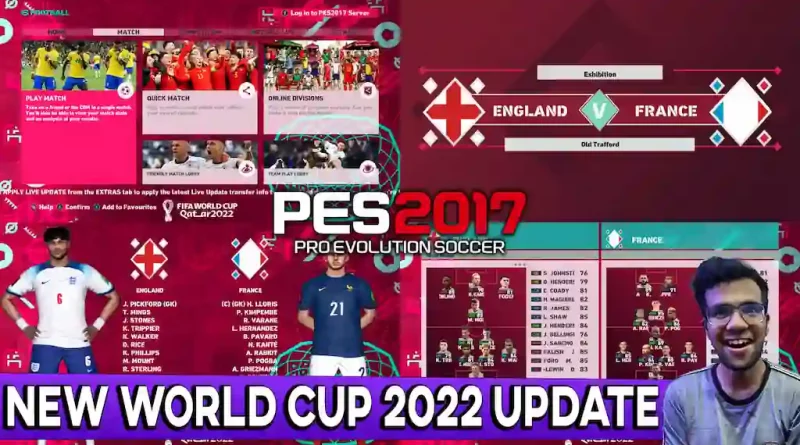 PES 2017 NEW WORLD CUP 2022 UPDATE