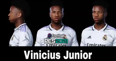 PES 2021 VINICIUS JUNIOR NEW LOOK OCTOBER 2022