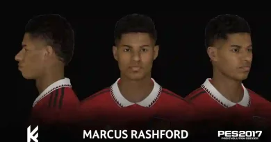 PES 2017 MARCUS RASHFORD NEW SEASON LOOK 22-23