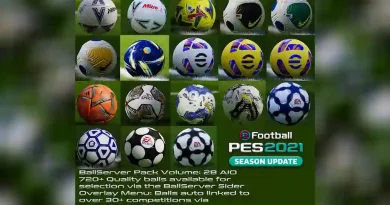 PES 2021 NEW BALL SERVER PACK V28