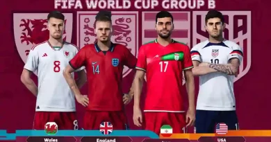 PES 2021 NEWEST WORLD CUP 2022 KITS – GROUP B