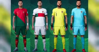 PES 2021 NEW HD PORTUGAL WORLD CUP 2022 KITS