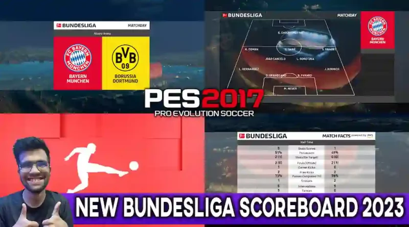 PES 2017 NEW BUNDESLIGA SCOREBOARD 2023