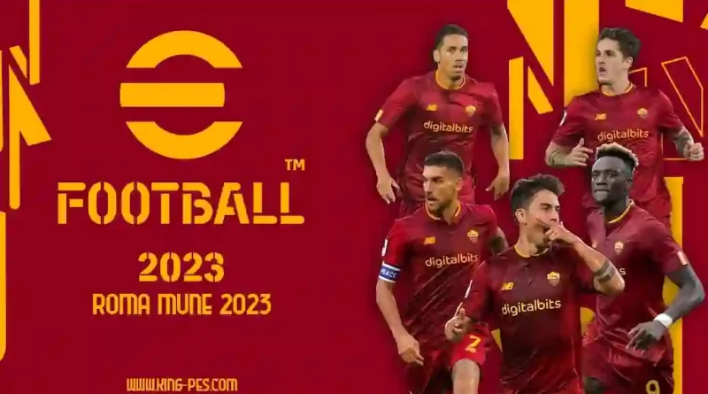 PES 2017 NEW GRAPHIC MENU ROMA EDITION 2023