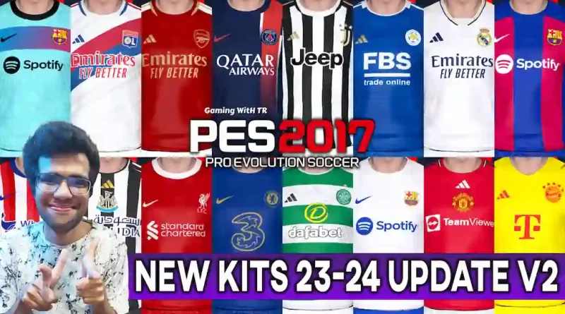 PES 2017 NEW KITS 2023 2024 UPDATE CONCEPT V2 PES 2017 Gaming WitH TR   PES 2017 NEW KITS 2023 2024 UPDATE – CONCEPT V2 800x445.webp