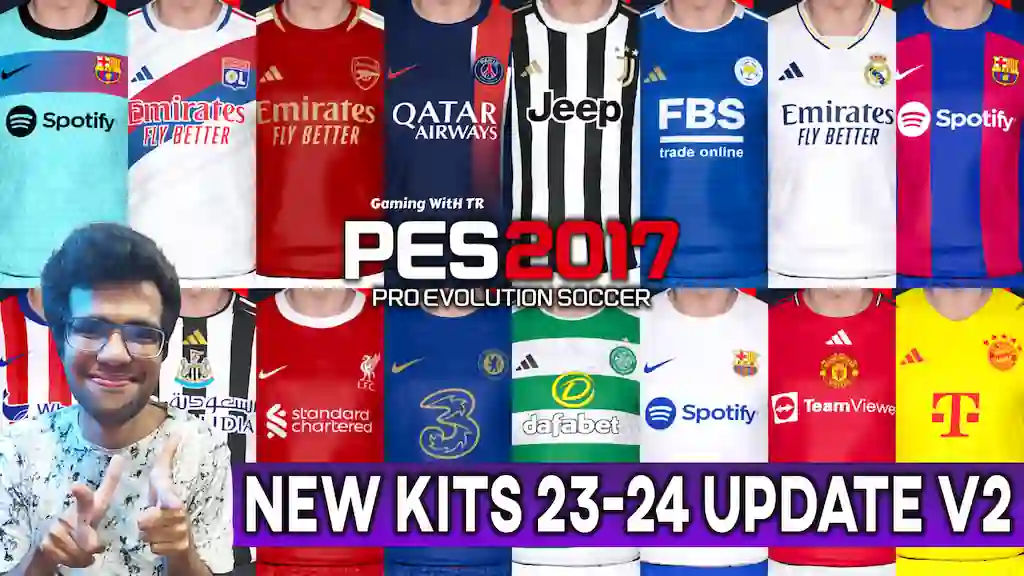 PES 2017 NEW KITS 20232024 UPDATE CONCEPT V2 PES 2017 Gaming WitH TR