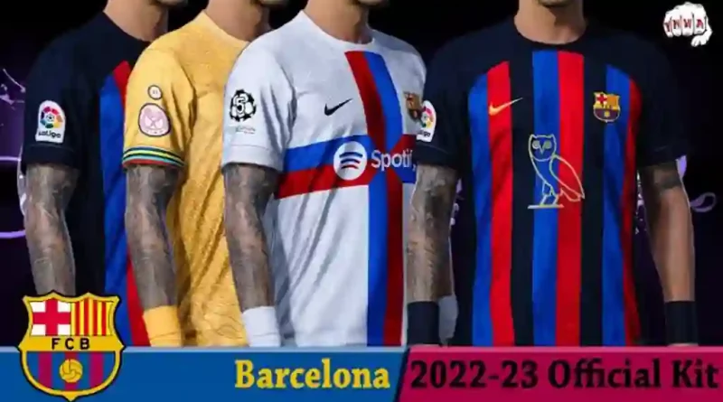 PES 2021 NEW FULL BARCELONA KITS UPDATE 2023