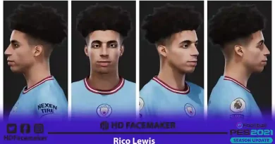 PES 2021 RICO LEWIS NEW SEASON LOOK 2023