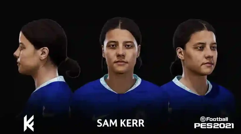 PES 2021 SAM KERR NEW LOOK - FACE UPDATE