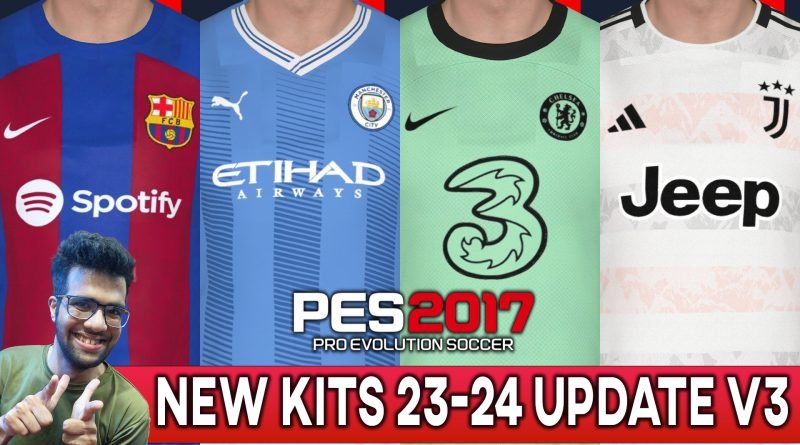 PES 2017 NEW KITS 2023-2024 UPDATE – CONCEPT V3