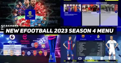 PES 2017 NEW EFOOTBALL 2023 SEASON 4 GRAPHIC MENU