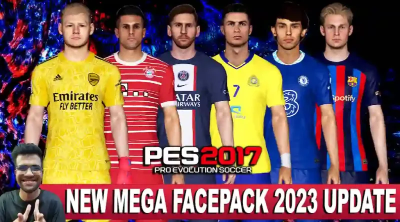 PES 2017 NEW MEGA FACEPACK SEASON UPDATE 2023