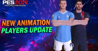 PES 2017 NEW ANIMATION PLAYERS UPDATE