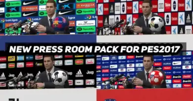PES 2017 NEW PRESS ROOM PACK CONVERTED FROM PES 2021