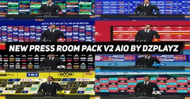PES 2017 NEW PRESS ROOM PACK V2 CONVERTED FROM PES 2021