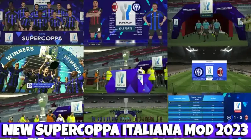 PES 2017 NEW SUPERCOPPA ITALIANA MOD 2023