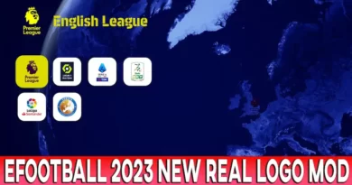 EFOOTBALL 2023 NEW REAL LOGO MOD