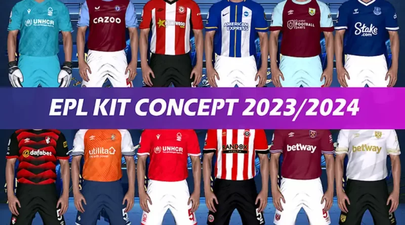 PES 2017 NEW EPL KITPACK CONCEPT 2023-2024