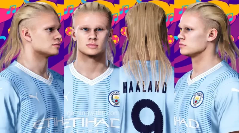 PES 2021 ERLING HAALAND WITH LONG HAIR UPDATE