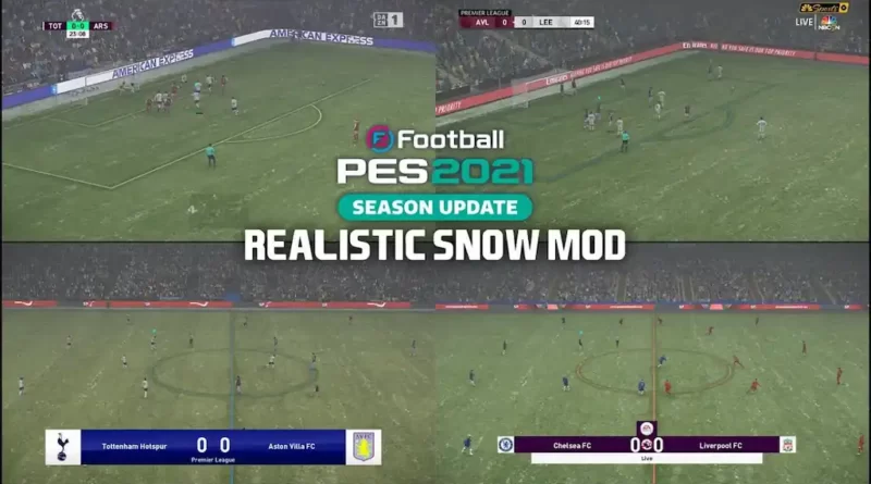 PES 2021 REALISTIC SNOW TURF MOD LIKE FIFA 23