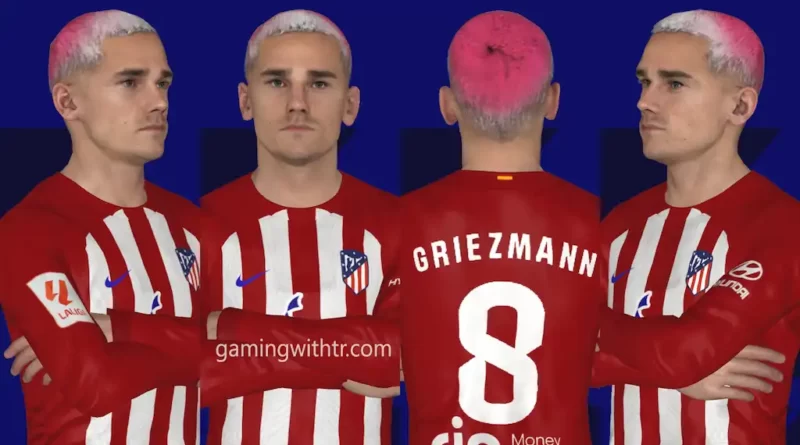 PES 2017 ANTOINE GRIEZMANN WITH NEW HAIR UPDATE