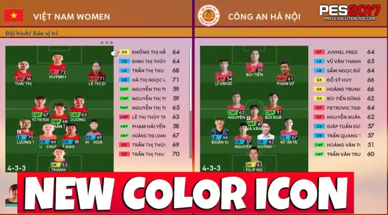 PES 2017 NEW COLOR ICON FOR ALL PATCHES