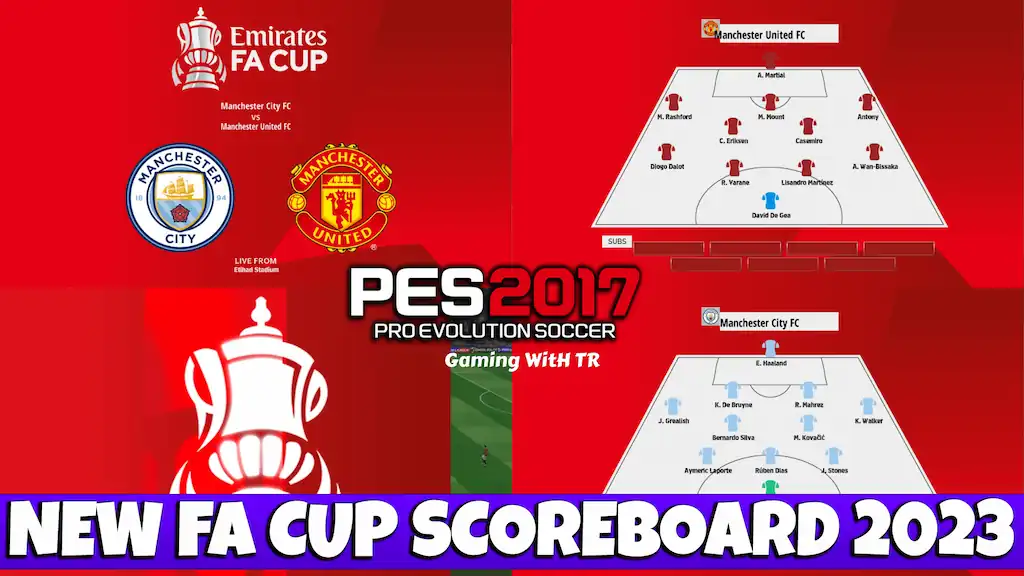 PES 2017 NEW EFOOTBALL 2023 SCOREBOARD - PES 2017 Gaming WitH TR