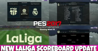 PES 2017 NEW LALIGA SCOREBOARD UPDATE