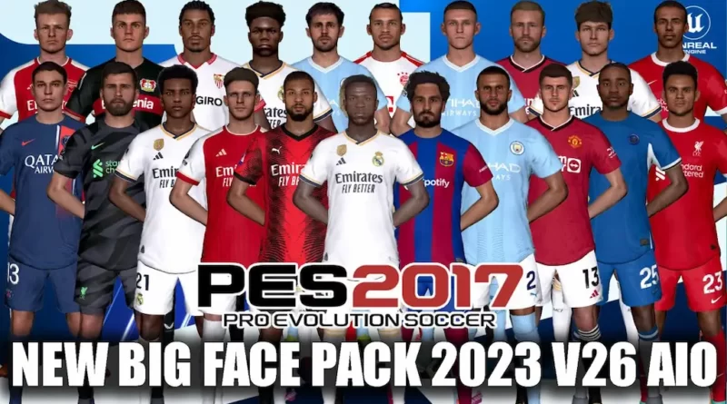 PES 2017 NEW MEGA FACEPACK V26 AIO