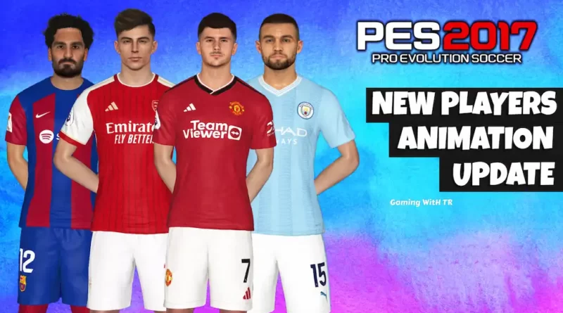 PES 2017 NEW PLAYERS ANIMATION UPDATE