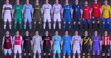 PES 2017 NEW SEASON KITS 23-24 UPDATE V14