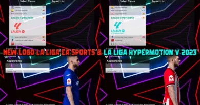 PES 2021 NEW LOGO LA LIGA EA SPORTS & LA LIGA HYPERMOTION V 2023