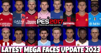 PES 2017 LATEST MEGA FACES UPDATE 2023