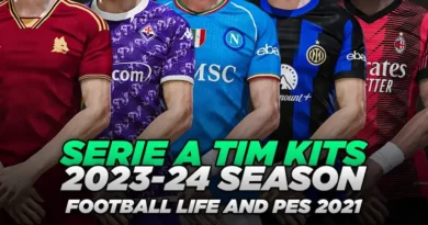 PES 2021 SERIE A KITPACK 23-24 UPDATE