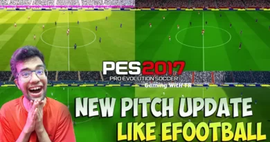 PES 2017 NEW PITCH LIKE EFOOTBALL UPDATE