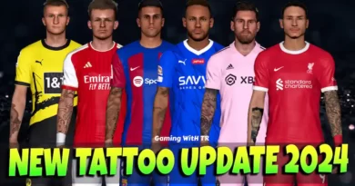 PES 2017 NEW TATTOO UPDATE 2024 p1