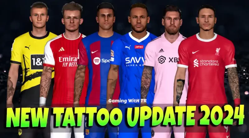 PES 2017 NEW TATTOO UPDATE 2024 p1