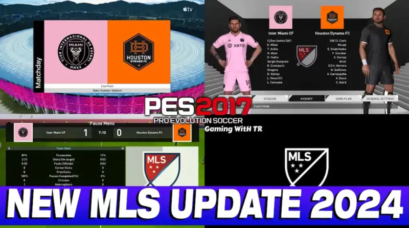 PES 2017 NEW MAJOR LEAGUE SOCCER SCOREBOARD UPDATE 2024