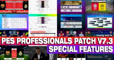 PES 2017 NEW PROFESSIONALS PATCH V7.3 UPDATE - SPECIAL FEATURES