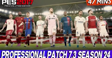 PES 2017 PROFESSIONALS PATCH V7.3 UPDATE SEASON 2024