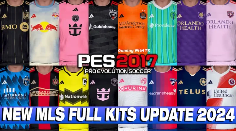 PES 2017 NEW MAJOR LEAGUE SOCCER FULL KITS UPDATE MLS 2024