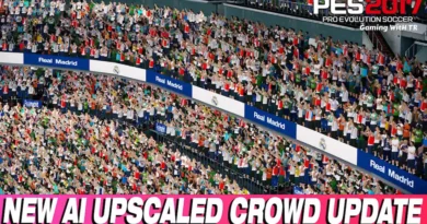 PES 2017 NEW AI UPSCALED CROWD UPDATE 2024