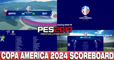 PES 2017 NEW COPA AMERICA 2024 SCOREBOARD UPDATE