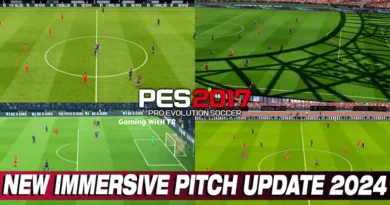 PES 2017 NEW IMMERSIVE PITCH UPDATE 2024