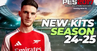 PES 2017 NEW KITS SEASON 24-25 UPDATE V4