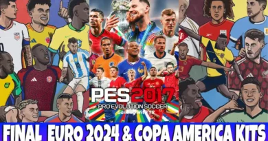 PES 2017 NEW EURO 2024 & COPA AMERICA 2024 FINAL KITS UPDATE