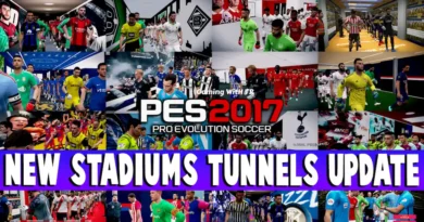 PES 2017 NEW STADIUMS TUNNELS UPDATE