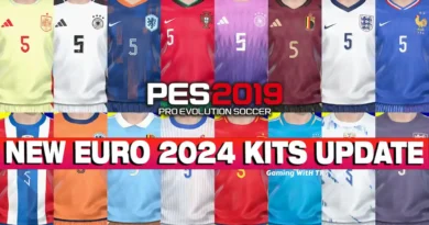 PES 2019 NEW EURO 2024 KITS UPDATE