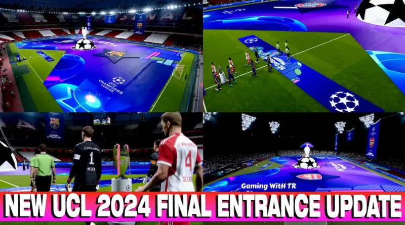 PES 2021 NEW UCL 2024 FINAL ENTRANCE UPDATE